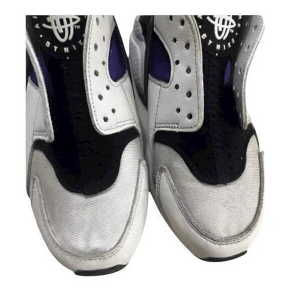 Nike Air Huarache OG White Purple Punch Black DH4439-105 Women Sneakers Size 7.5 - Picture 7 of 11